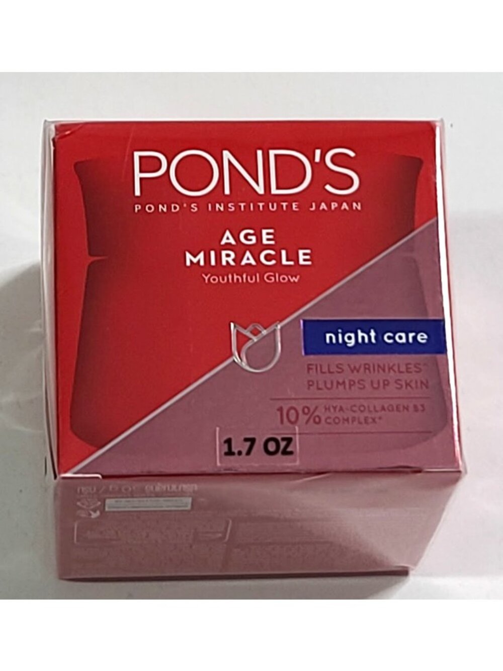 Lot of 2 Pond’s Age Miracle Youthful Glow Night Cream 1.7 oz Collagen SEALED - Picture 3 of 5